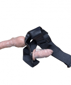 Double DILDO cocks Strap-on dildo for her female.png